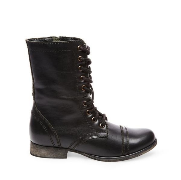 Steve Madden Shoes - STEVE MADDEN LEATHER TROOPA COMBAT BOOTS 9M